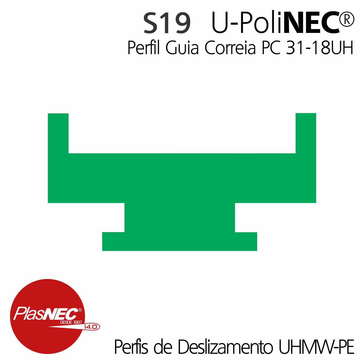 S19 -  Perfil Guia Correia PC 31-18UH